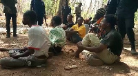 The suspects are said to have setup camps in the forest