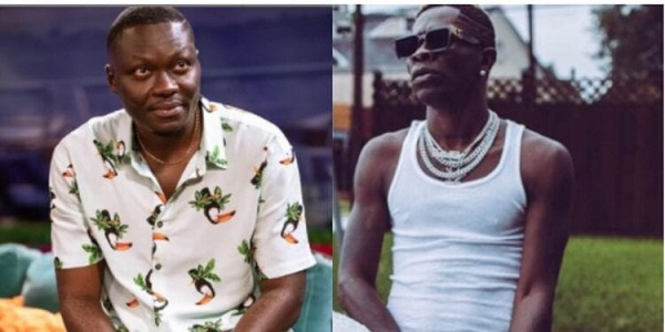 Entertainment journalist Arnold Asamoah Baidoo and Shatta Wale