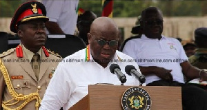 Nana Addo at the launch of Free SHS