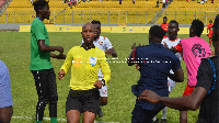 San Pedro players,at the Baba Yara Sports stadium