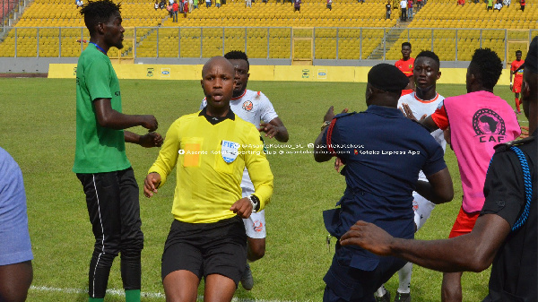 San Pedro players,at the Baba Yara Sports stadium