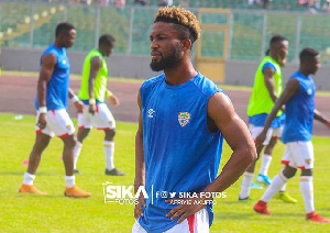 Hearts of Oak striker Bernard Arthur