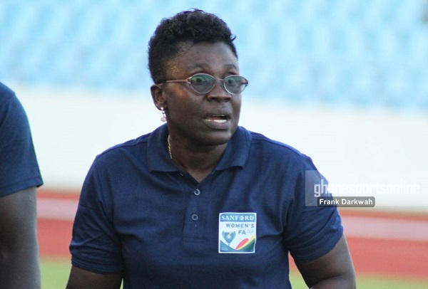 Interim coach of the Black Queens Mercy Tagoe