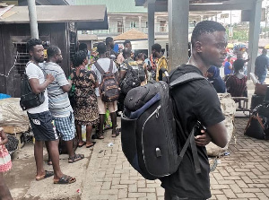 Stranded Passengers At Tarkwa Takoradi Station