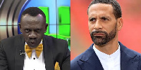 Ghanaian comic presenter, Akrobeto and Manchester United legend, Rio Ferdinand