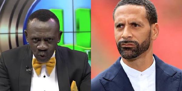 Ghanaian comic presenter, Akrobeto and Manchester United legend, Rio Ferdinand