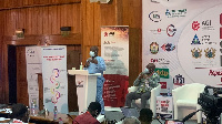 Director-General of GAEC, speaking at the  4th edition of the Ghana Industrial Summit and Exhibition