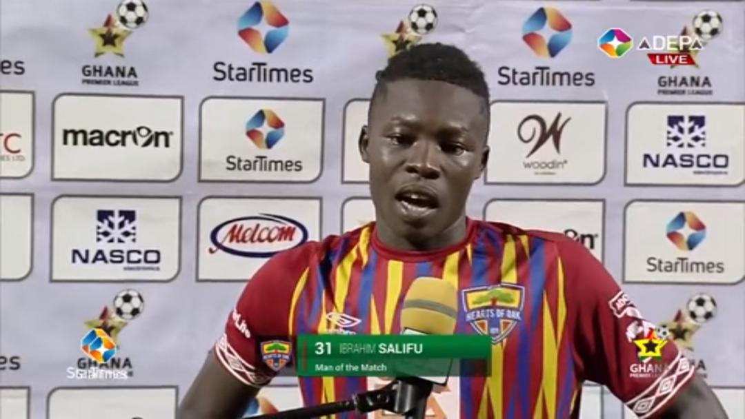 Hearts of Oak midfielder Ibrahim Salifu