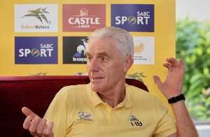 South Africa head Coach Hugo Broos