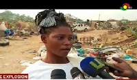 28-year-old Mary Akos speaks to TV3 reporters