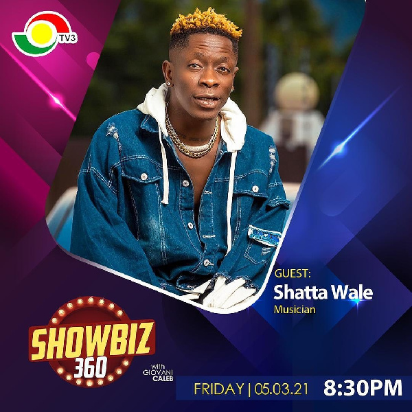 Shatta Wale is on Showbi 360 tonight