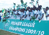 Aduana Stars won their only Premier League trophy during the 2009/2010 Season