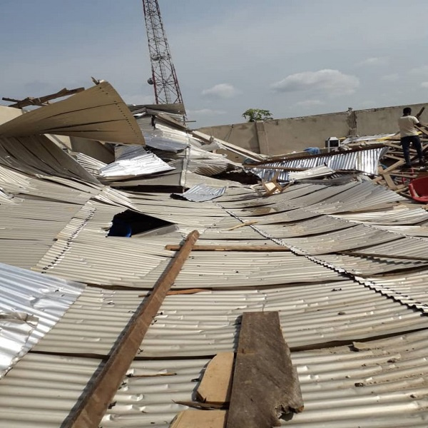 Eight schools within the Amansie West district had their roofs ripped off