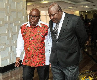 President Nana Addo Dankwa Akufo-Addo with Martin Amidu, Special Prosecutor