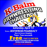 The event would be held at Kofikrom Pharmacy in La, Accra