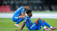 Mohammed Kudus dejected after Ajax's loss