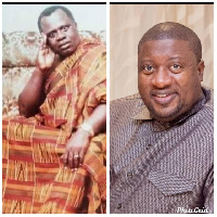 Henry Nana Boakye and his late father Edward Osei Boakye