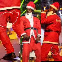 Kwaw Kese's wardrobe malfunction at the MTN carol service