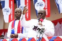 President Nana Addo Dankwa Akufo-Addo at NPP rally in 2016