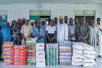 Items included; 20 bags of rice, 15 bags of sugar, 15 cartons of milk and others