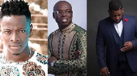 Fancy Gadam (right) SP Kofi Sarpong, (middle), D-Black (left)