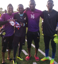 From Left; Felix Annan, Joseph Addo, Richard Arthur and Razak Abalora.