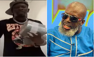 Kumachacha (R) says Shatta Wale's display of cash poses a danger