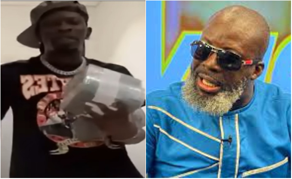 Kumachacha (R) says Shatta Wale's display of cash poses a danger