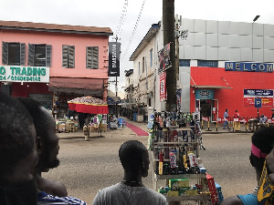 The Asantehene came in the early hours of the day to pour libation as custom demands