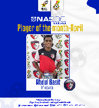 Issah Abdul Basit has been named as NASCO Player of the Month