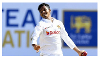 Praveen Jayawickrama made his Test debut for Sri Lanka against Bangladesh in 2021