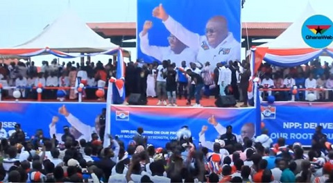 NPP supporters at the 2017 conference in Cape Coast