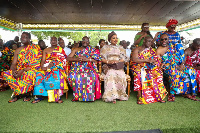 Dr Bawumia with his wife and other dignitaries at the event