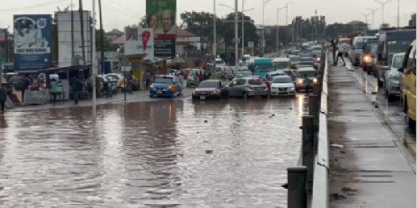 Floods hit parts of Accra over the weekend