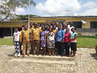 Some participants at the workshop in a group photograph