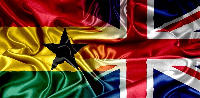 Flags of Ghana and the UK | File photo