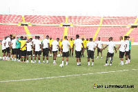 The Black Stars held their last training in Kumasi on Sunday March 27, 2022