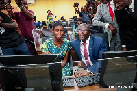 Dr. Mahamudu Bawumia at the commissioning