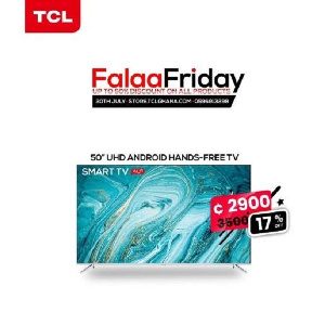 TCL Ghana is offering its customers 50 percent off on purchases on Friday