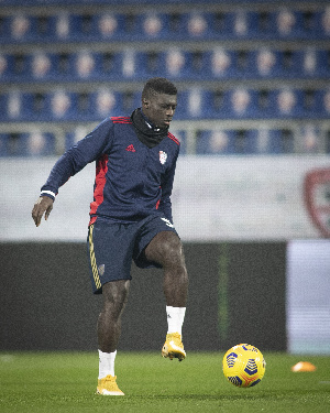 Cagliari player, Alfred Duncan