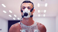 Cristiano Ronaldo having his medical