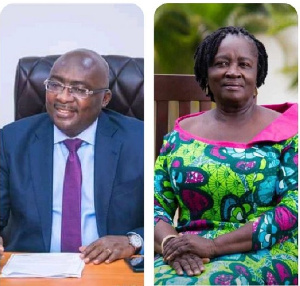 Vice President of Ghana, Dr Mahamudu Bawumia and Professor Jane Naana Opoku-Agyemang