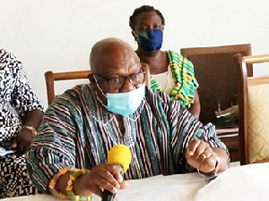 Council Of Elders Pix Mr Dan Abodakpi Addressing The Press Conference