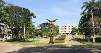 Roundabout on KNUST campus