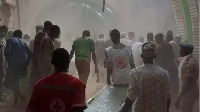 Tens of people were rescued from the ruins of the mosque. Credit: Ammar Rajab