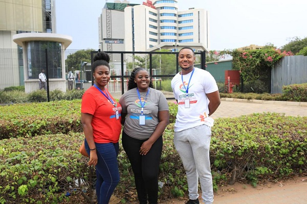 Sheila Akomeah, Keren Odoi and Dr Nortey-Adom