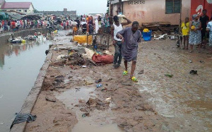 Accra submerged by floods