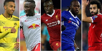 Pierre-Emerick Aubameyang, Naby Keita, Sadio Mane, Victor Moses and Mohamed Salah