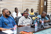 Ghana Mines Workers Union at a meeting with George Mireku Duker