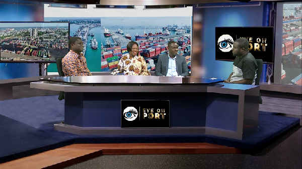 Panelists on the Eye on Port show